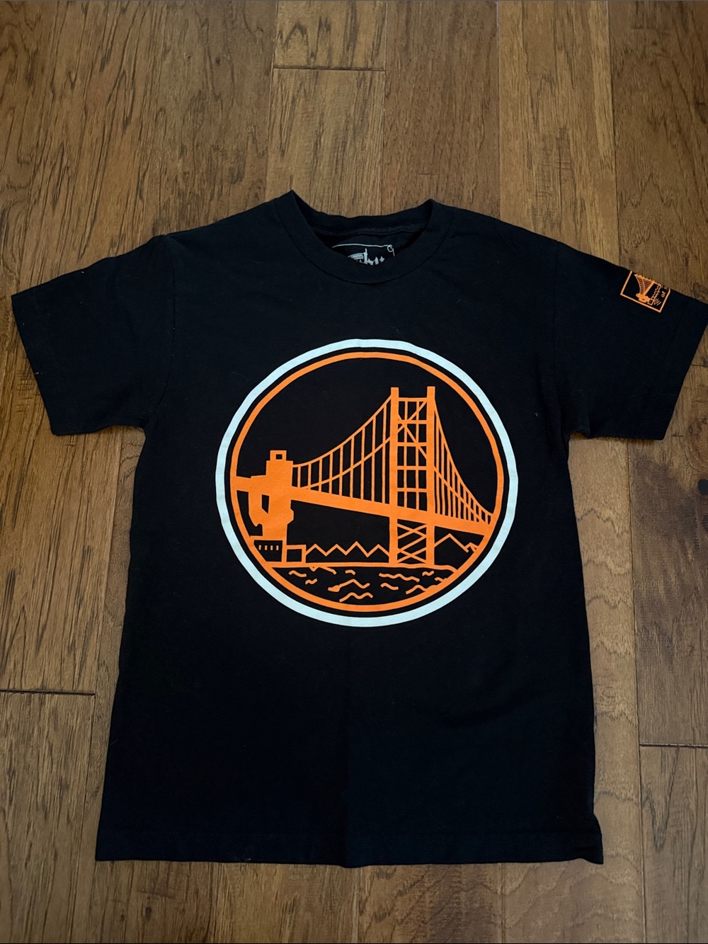 Derby Black Golden Gate Bridge Graphic Tee